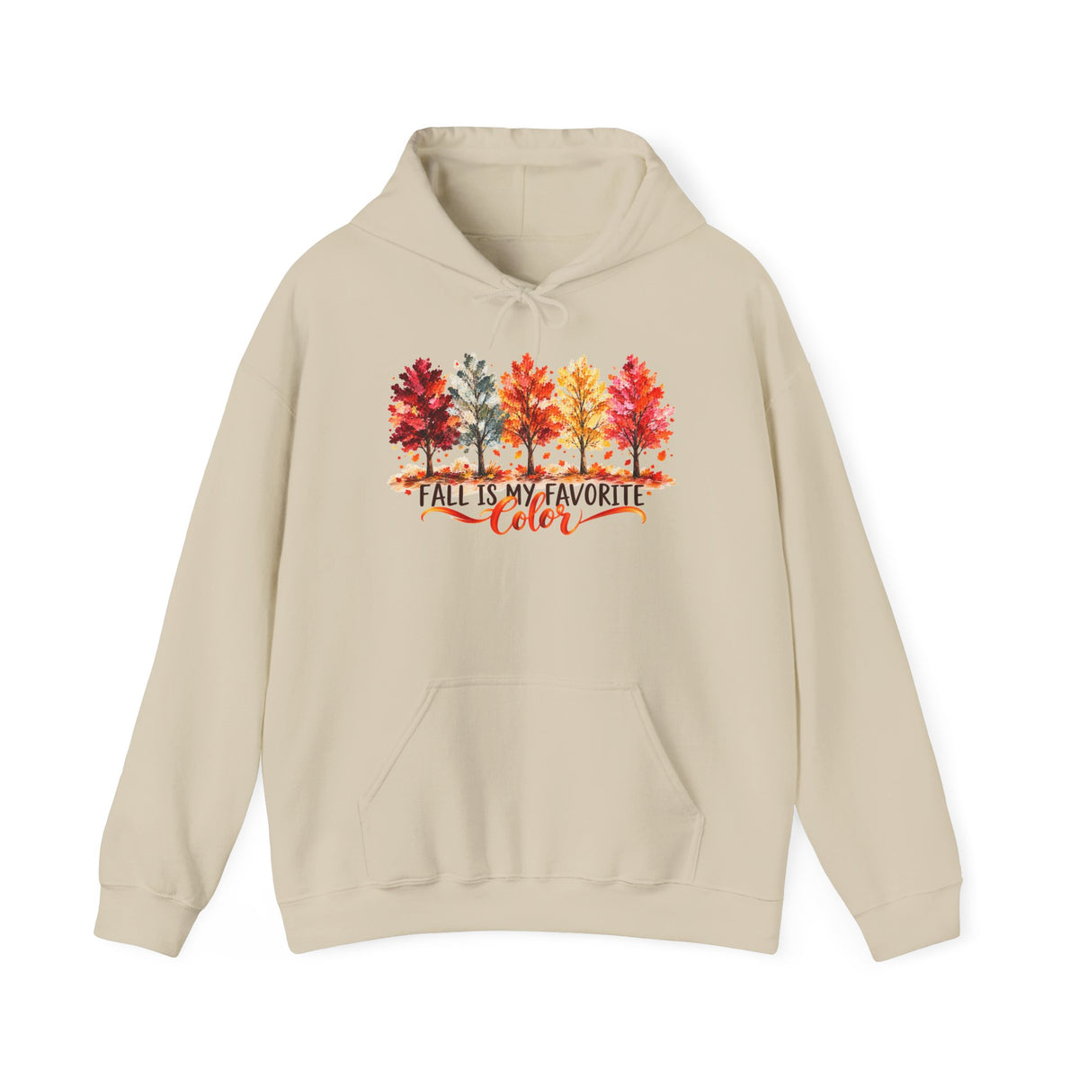 Fall Is My Favorite Color hoodie | Autumn Watercolor Trees sweatshirt